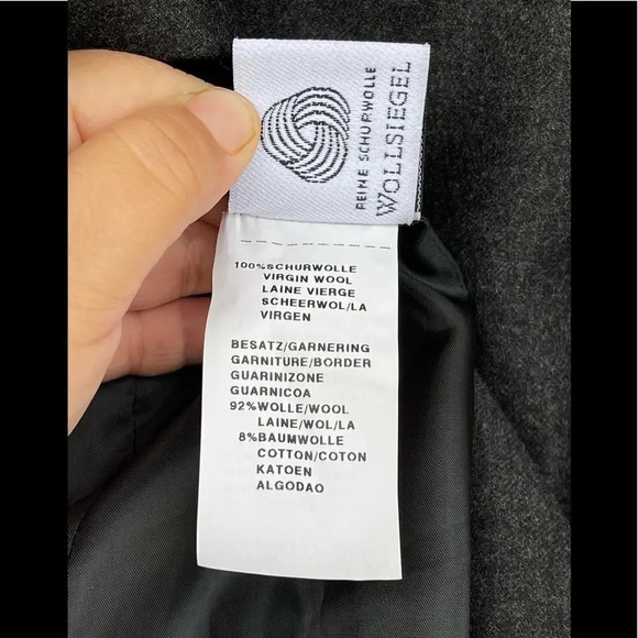 Louis Feraud Virgin wool floral embroidery jacket size 12 - Picture 11 of 13